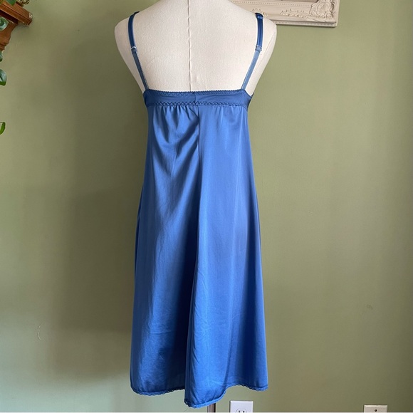 Vintage Dusty Blue Formfit Rogers Slip - Picture 4 of 8